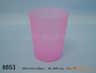 【供應(yīng)各款塑料杯、塑料水杯、涼水杯等家用塑料制品(圖)】價格,廠家,圖片,杯子,臺州市路橋萬家宜塑業(yè)-